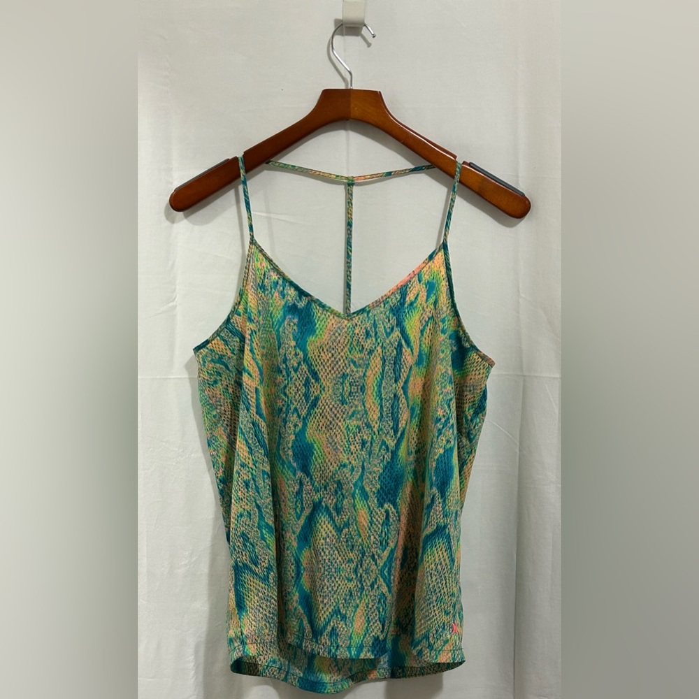 Hurley - Neon Multicolor Snake Print Camisole